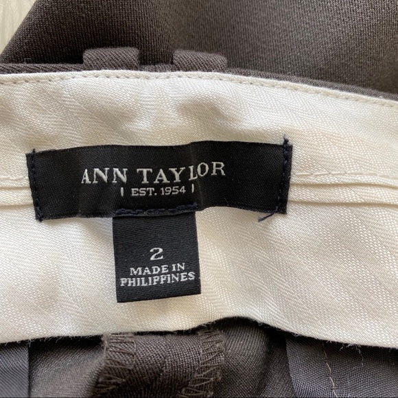 Ann Taylor Brown Trouser Pants 2 - Picture 8 of 8